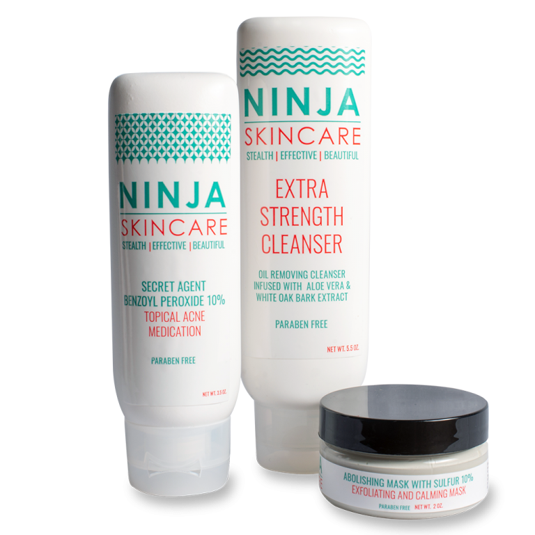 Starter Kit Oily Skin with Benzoyl Peroxide Ninja Skincare